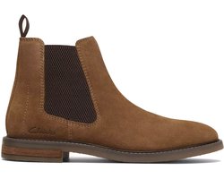 Clarks Jaxen Easy - heren laars - Bruin - maat 42.5 (EU) 8.5 (UK)