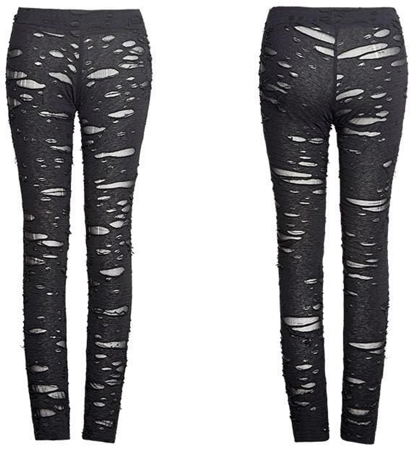 Punk Rave - Ripped Off Leggings - XS