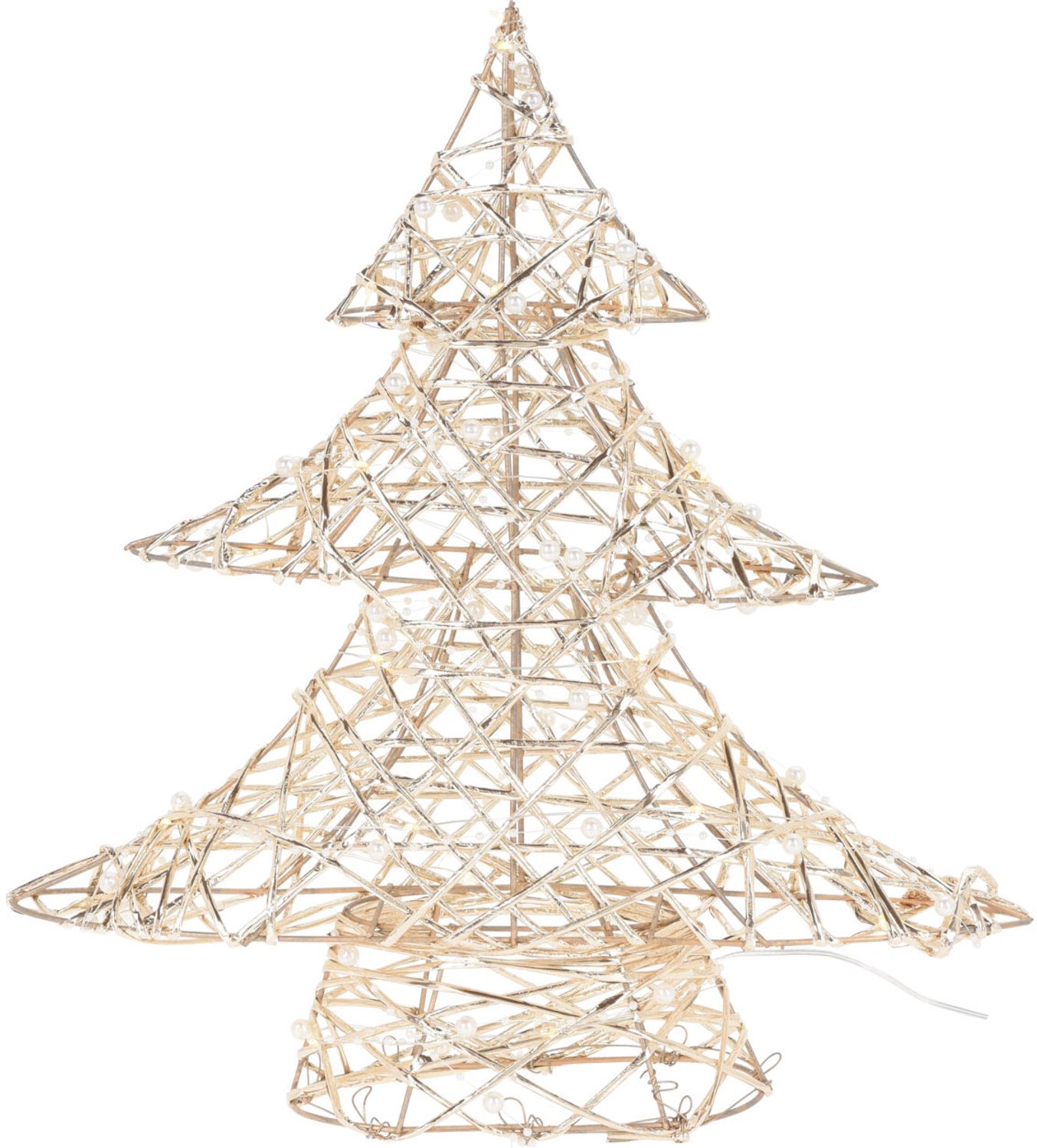 EH Excellent Houseware - Kerstdecoratie LED-kerstboom, 40 cm