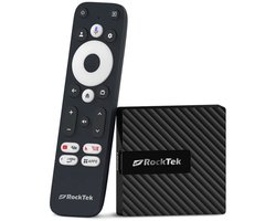 RockTek GB1 – 4K Google TV Dongle met Chromecast – Android 14 – Dolby Vision & Atmos – 2GB/32GB – Wifi 5 – Google & Netflix gecertificeerd
