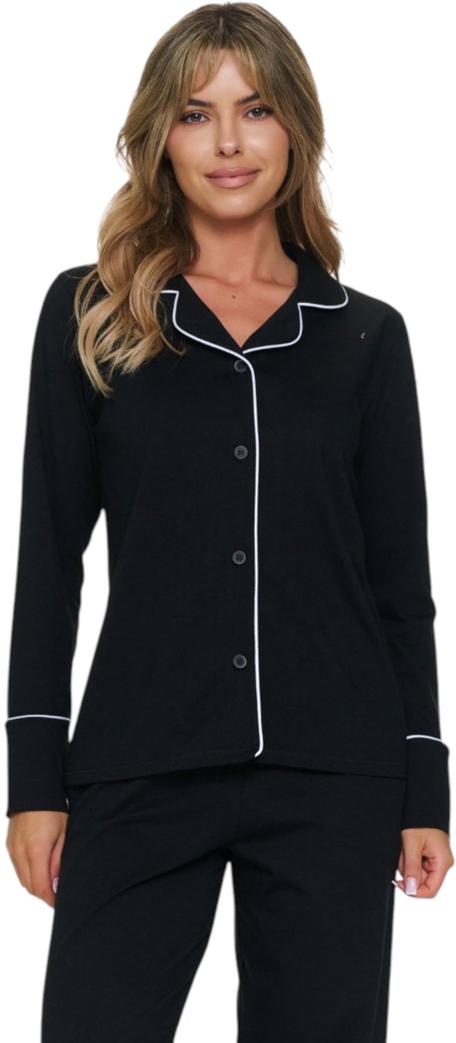 Doctor Nap Katoenen Pyjama Dames Noir PM.7527 38 / Zwart