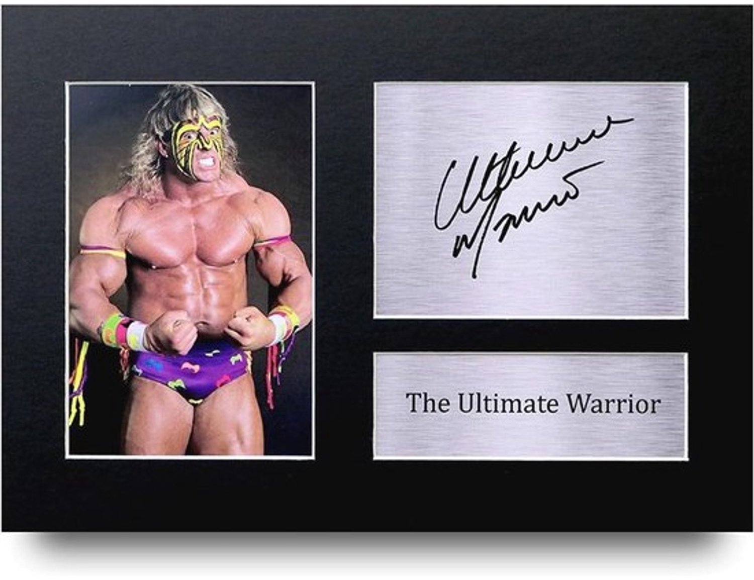 Vechten Poison Ultimate Warrior handtekening - A4-fotoprint