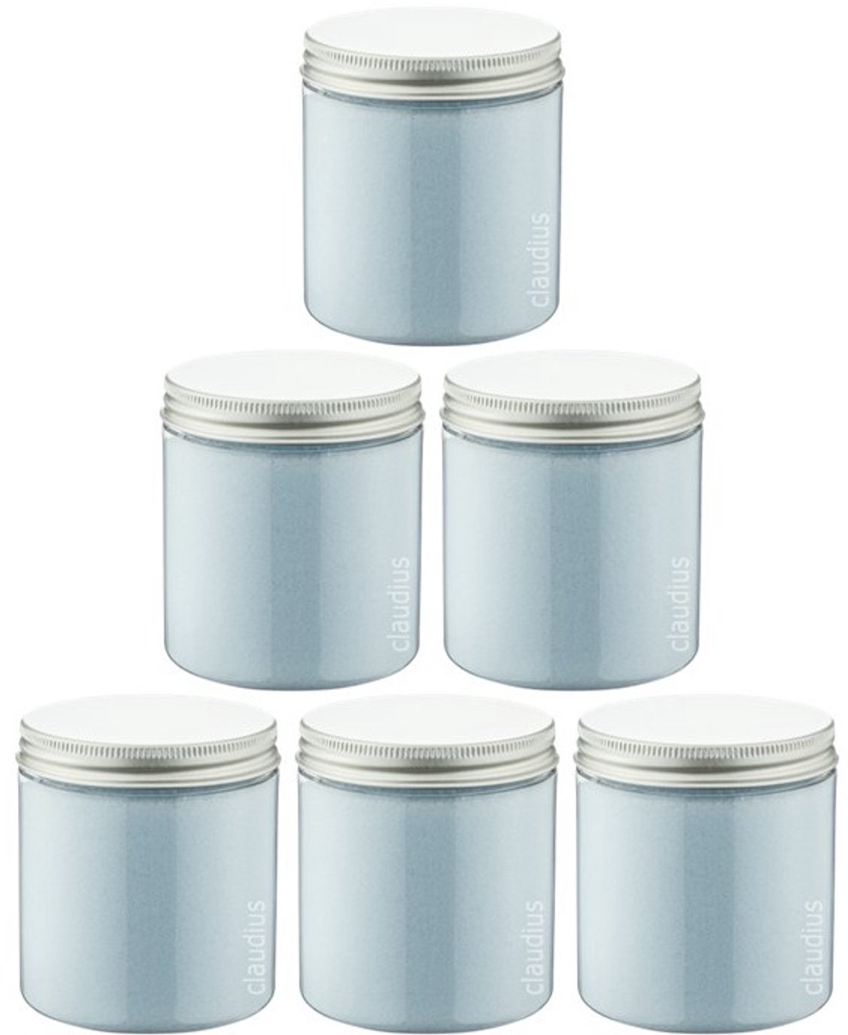 Claudius Scrubzout Opium 300 gram - Pot met aluminium deksel - set van 6 stuks - Hydraterende Lichaamsscrub - Body Scrub