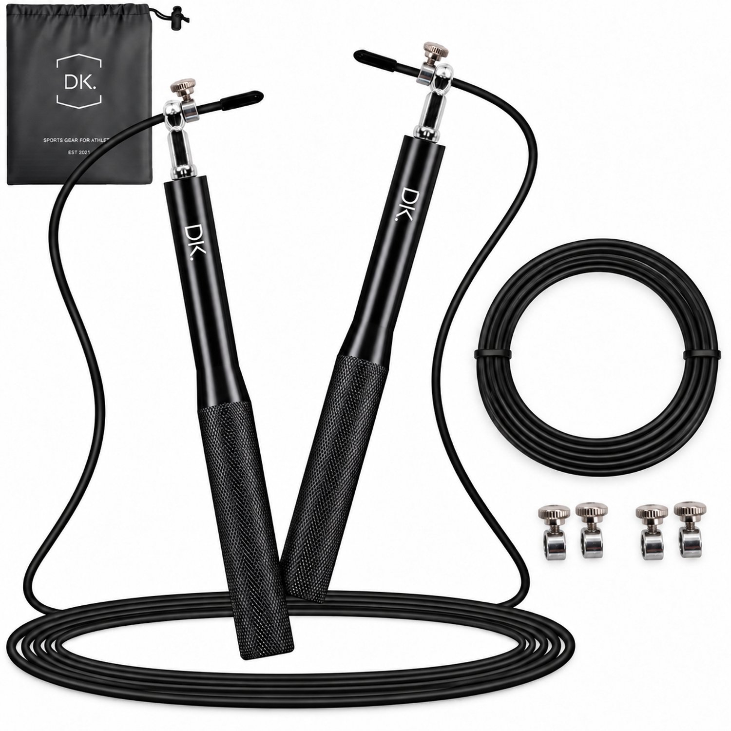 Bol.com DK.® Professioneel Sport Springtouw - Speedrope - Jump Rope - voor Volwassenen en Kinderen - Crosstraining HIIT en Krach... aanbieding