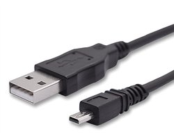 USB-kabel 8-pins - data-overdrachtssynchronisatie - compatibel met dmc F2 FH25 FP5 FS16 FS28 FS22 camera - ServiceTopper