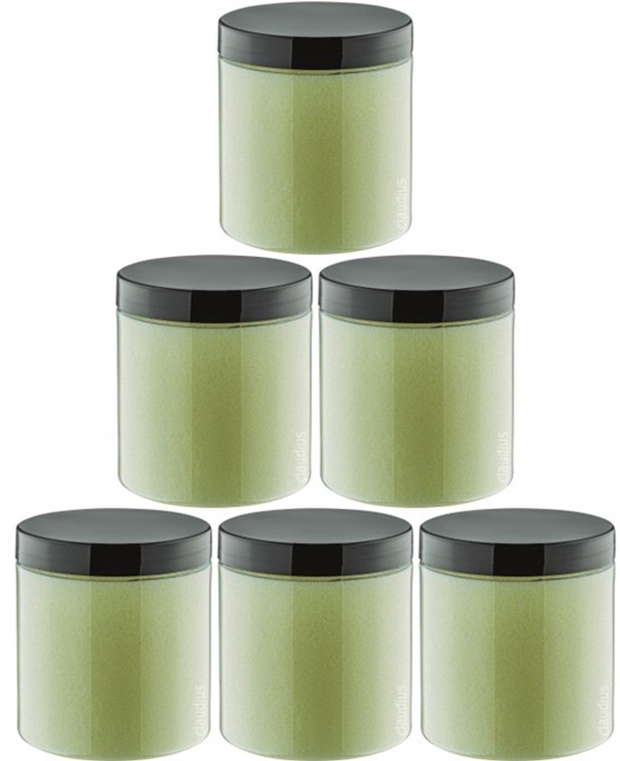 Claudius Scrubzout Zen Moment 300 gram - Pot met zwarte deksel - set van 6 stuks - Hydraterende Lichaamsscrub - Body Scrub