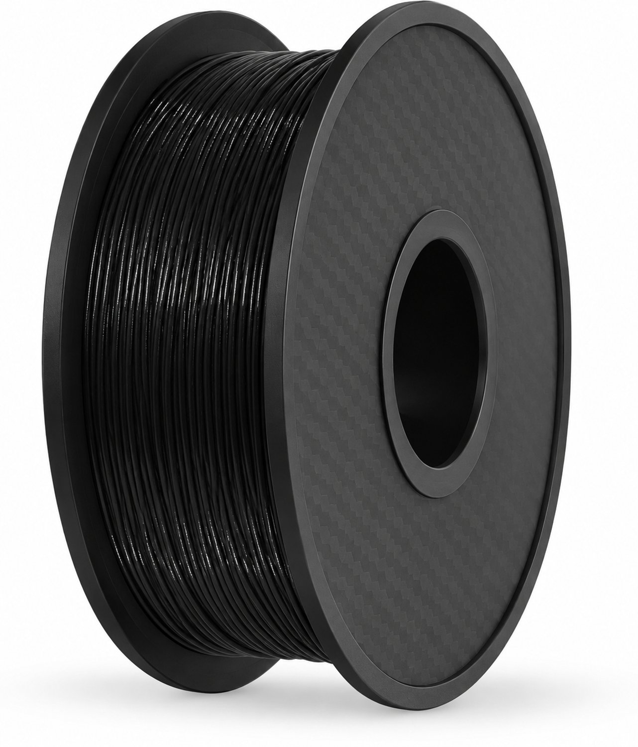 Smart Print PLA Carbon Fiber Filament Zwart 1KG – 1.75mm – 3D Printer Filament met Koolstofvezel – Carbon PLA – Sterk & Duurzaam – Mat Zwart – 1000 Gram