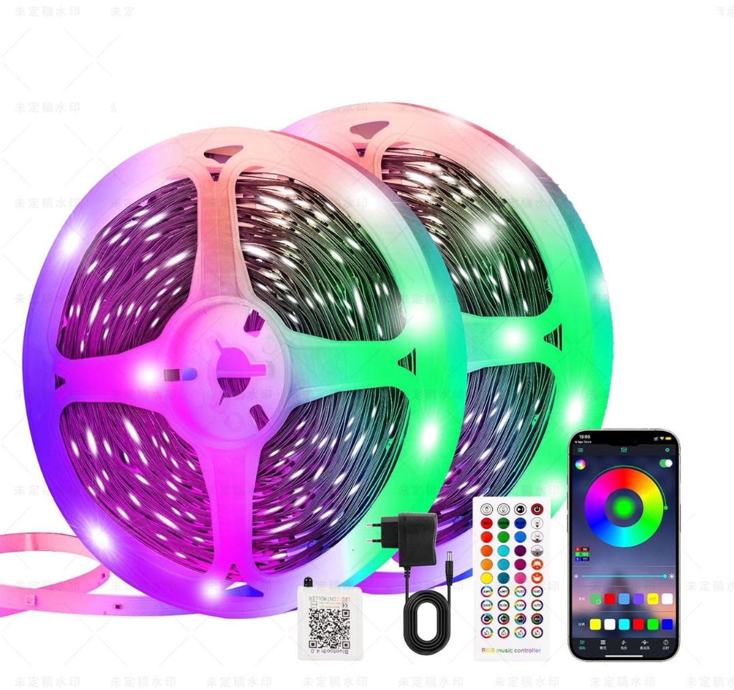 Vantivo® LED Strip 1 Meter - LED Verlichting Strips - LED Light - 1M - RGB
