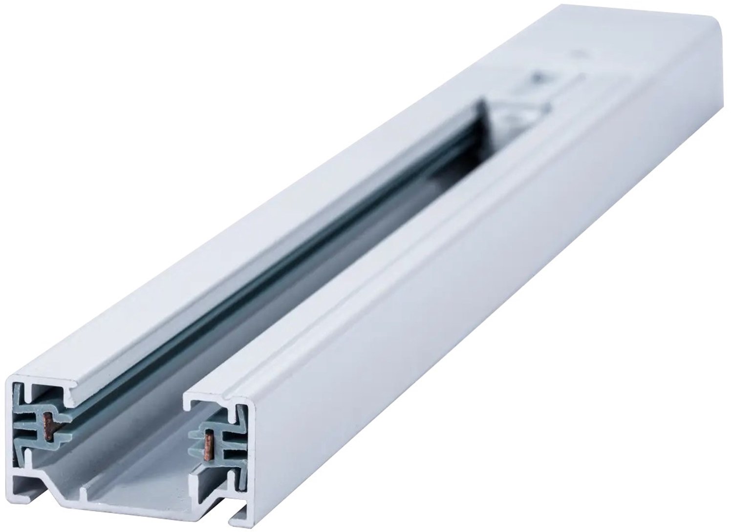 TRACK line spanningsrail 220V monofasig, 1,93 m lang, aluminium profiel 35 x 18 mm, wit, IP20