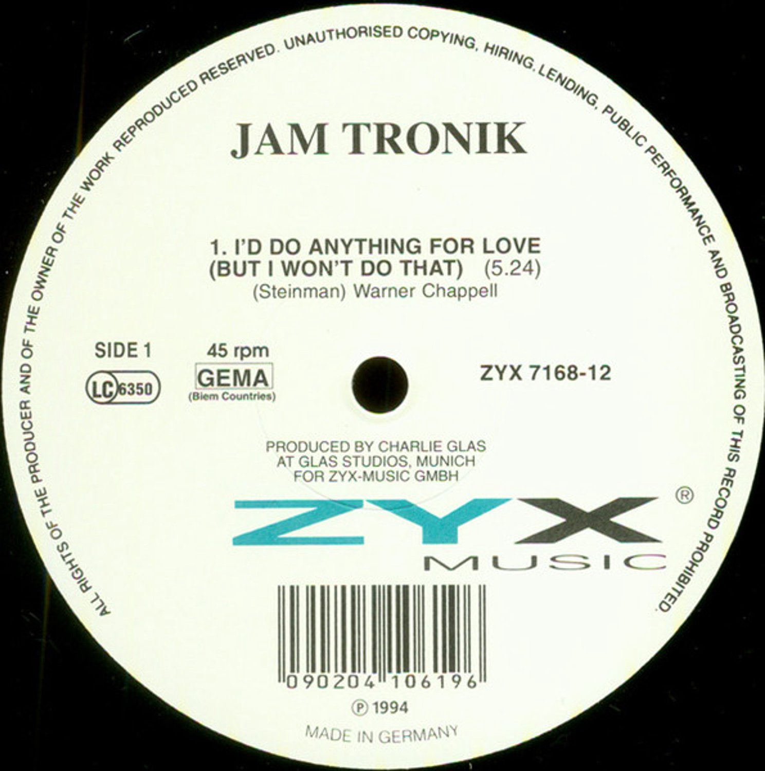 I'd Do Anything For Love (But I Won't Do That)