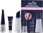 Herome Nail Essentials Set: Zwakke en Splijtende Nagels - 3 in 1 Manicure met Nagelverharder, Nagellakremover en Nagelriemcreme – Nagelverzorging set