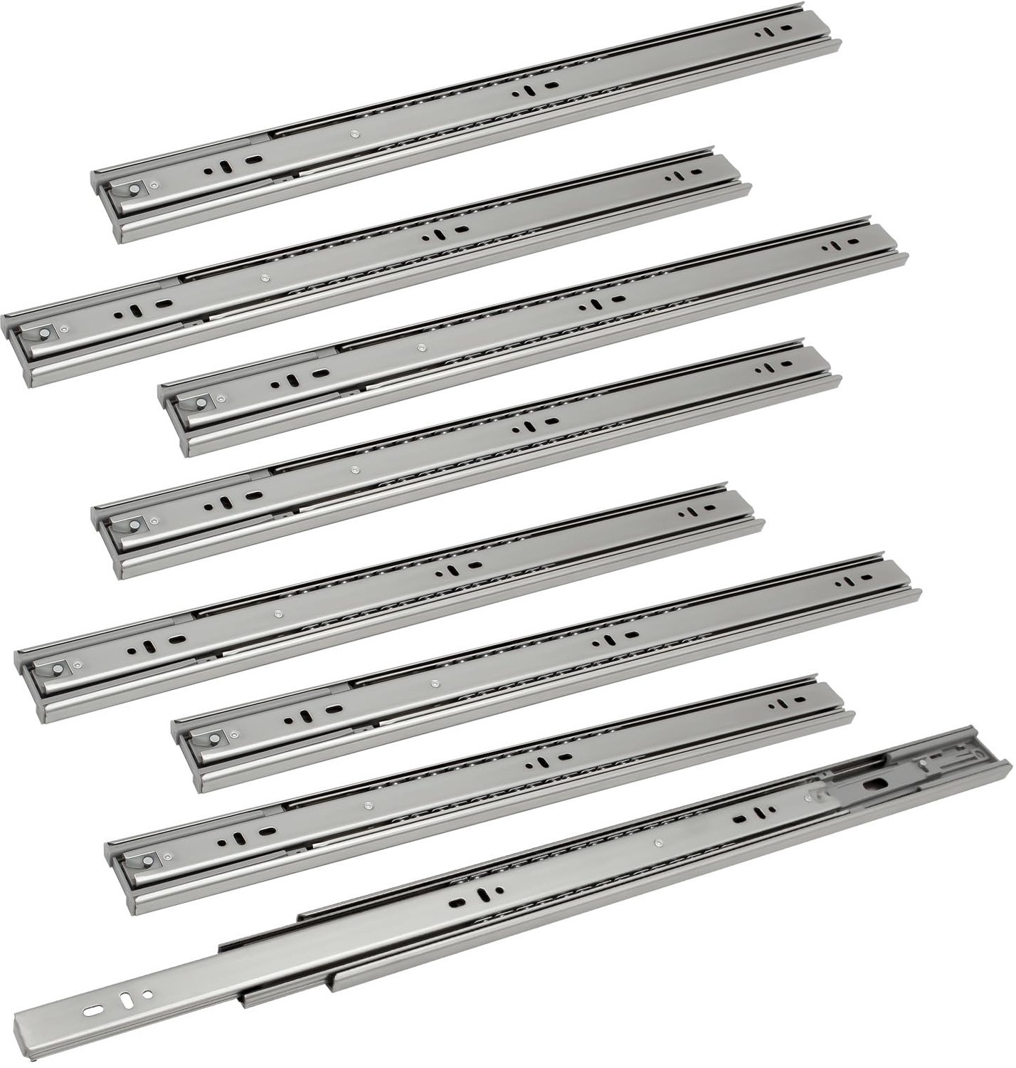 Ladeschuiven Set van 8 - 650 mm Hoogwaardige Geleidingsrails