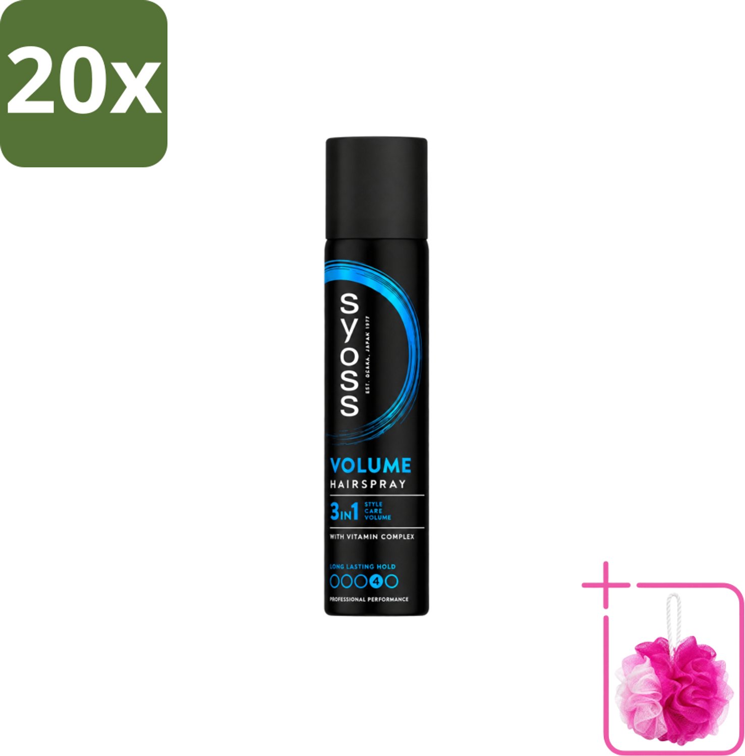 20 x Syoss - Haarspray - Volume Lift - 75 milliliter - Bulkverpakking - Koffiezetapparaat - Douchemop - Koffiezetapparaat