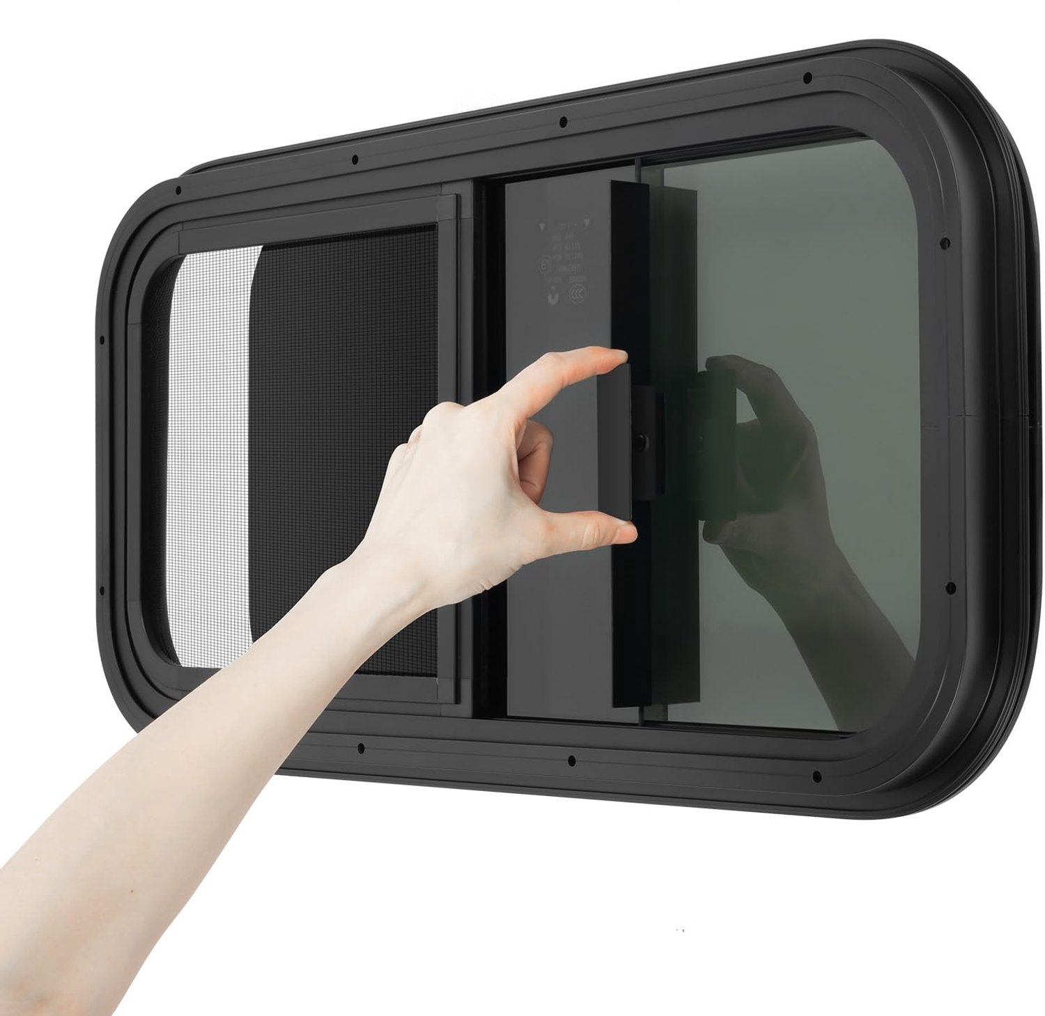 Motorhome Raam - Aluminium met 25% getint glas
