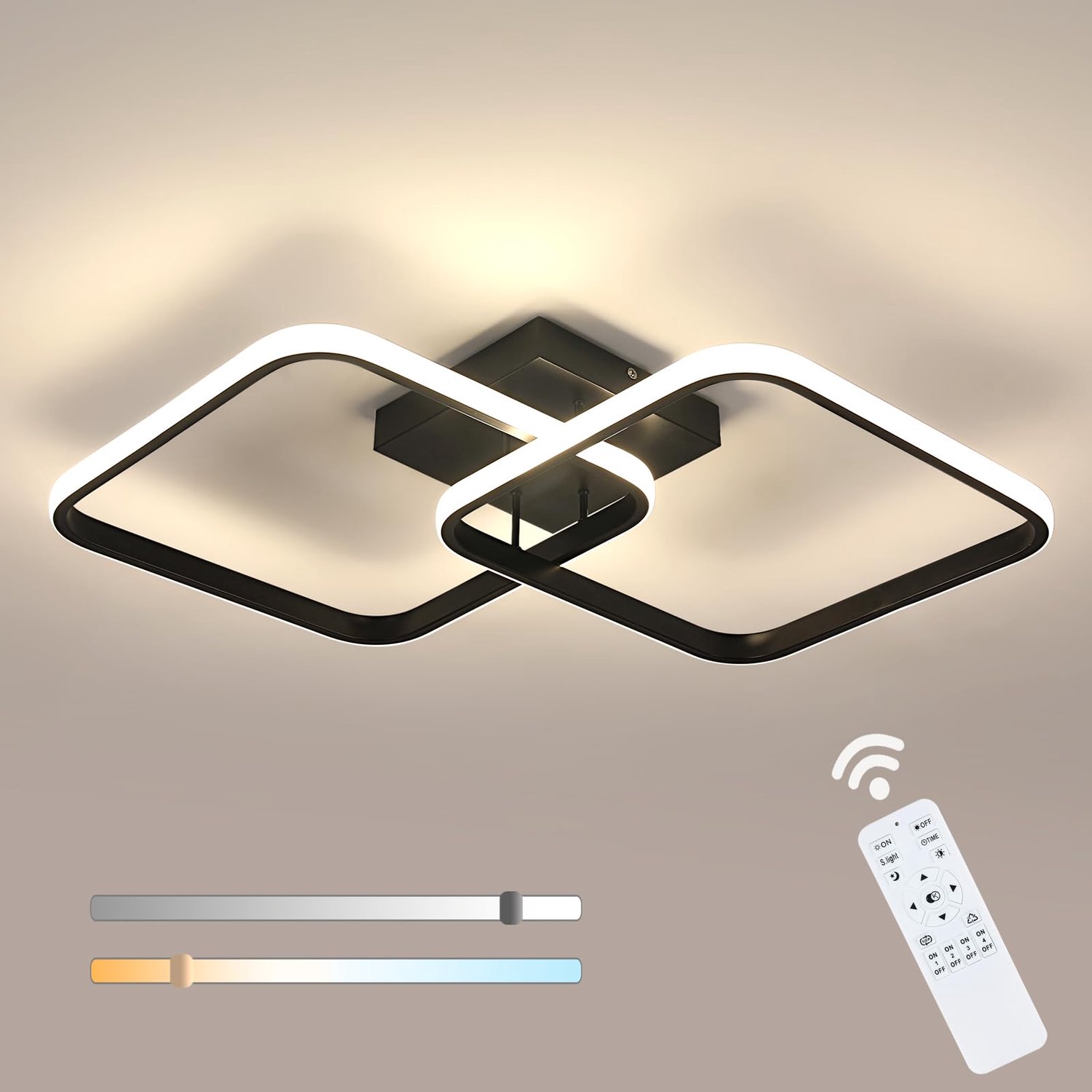 Dimbare LED Plafondlamp 50W met Afstandsbediening