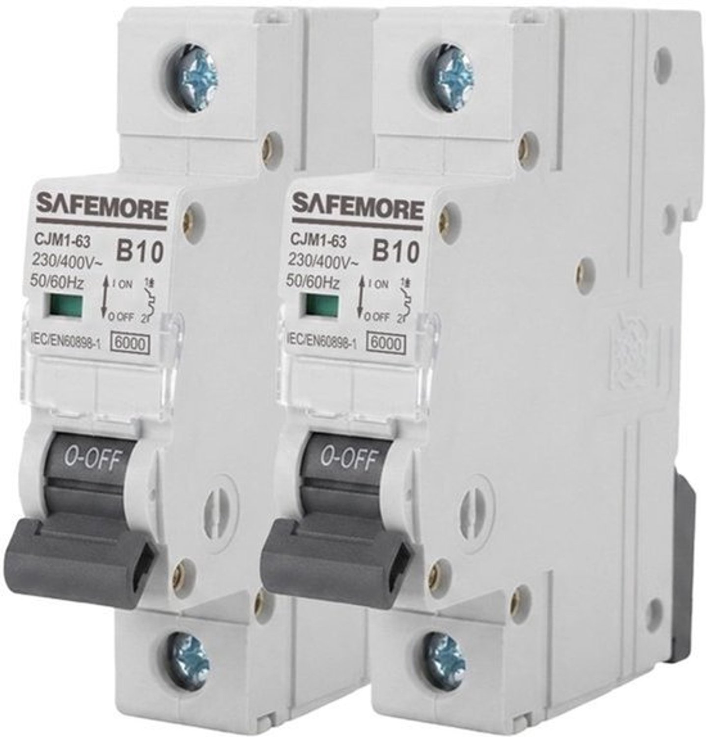 B10 10A 1P+N stroomonderbreker MCB Mini Circuit Breaker