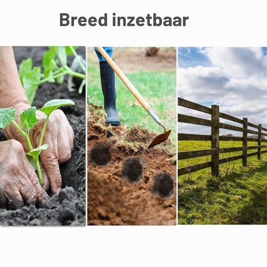 Tuin Slakken Spiraalboor, Tuinboor Grondboor voor Boormachine, Plantenboor voor Accuschroevendraaier, Bloem Plantenbakken voor het Graven van Gaten en Diep Cultiveren (8 x 30 cm en 4 x 22 cm) — afbeelding 4