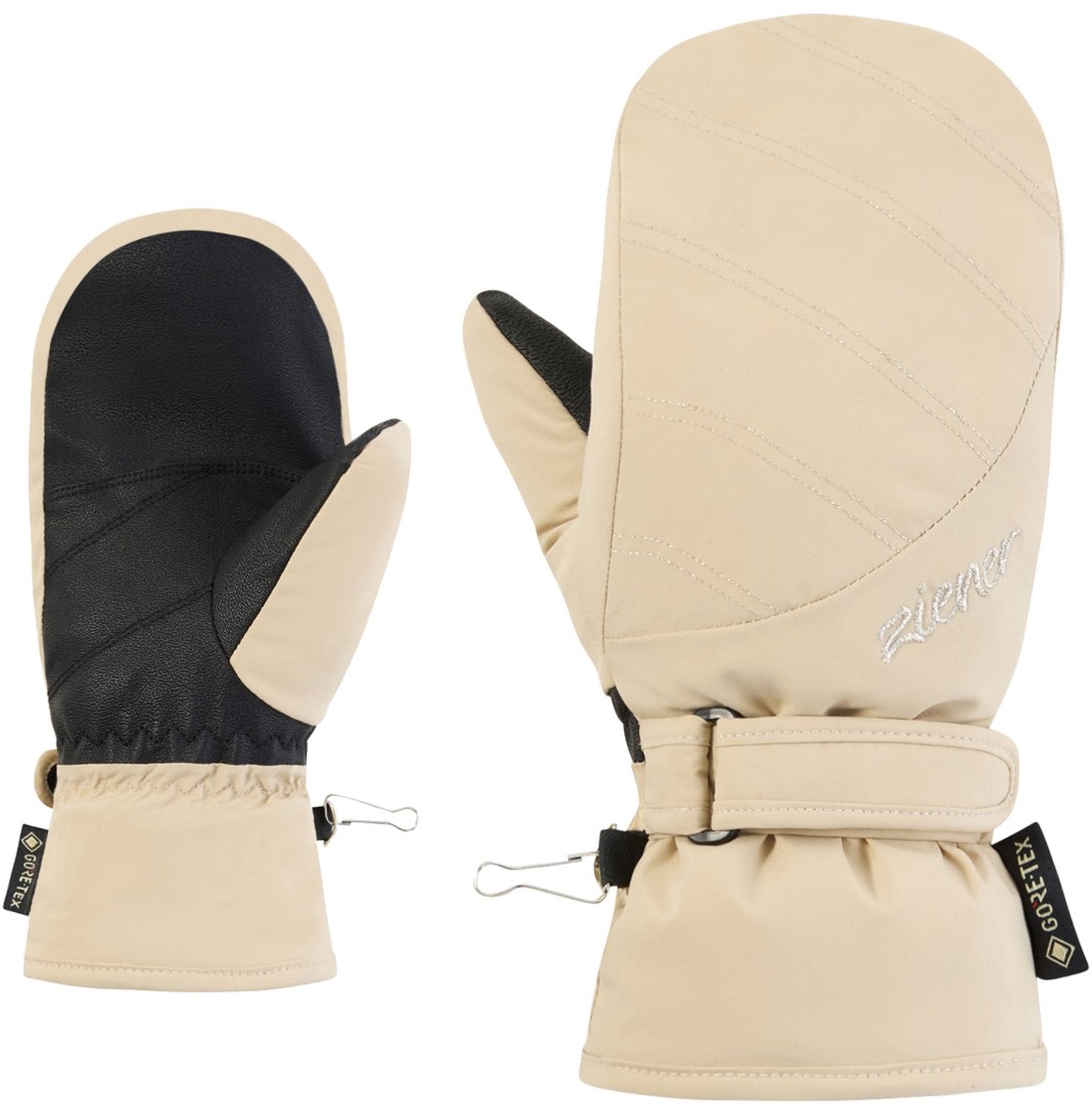 Ziener Laleda-Z Gtx Pr Mitten Glove Junior 671 Soft Taupe