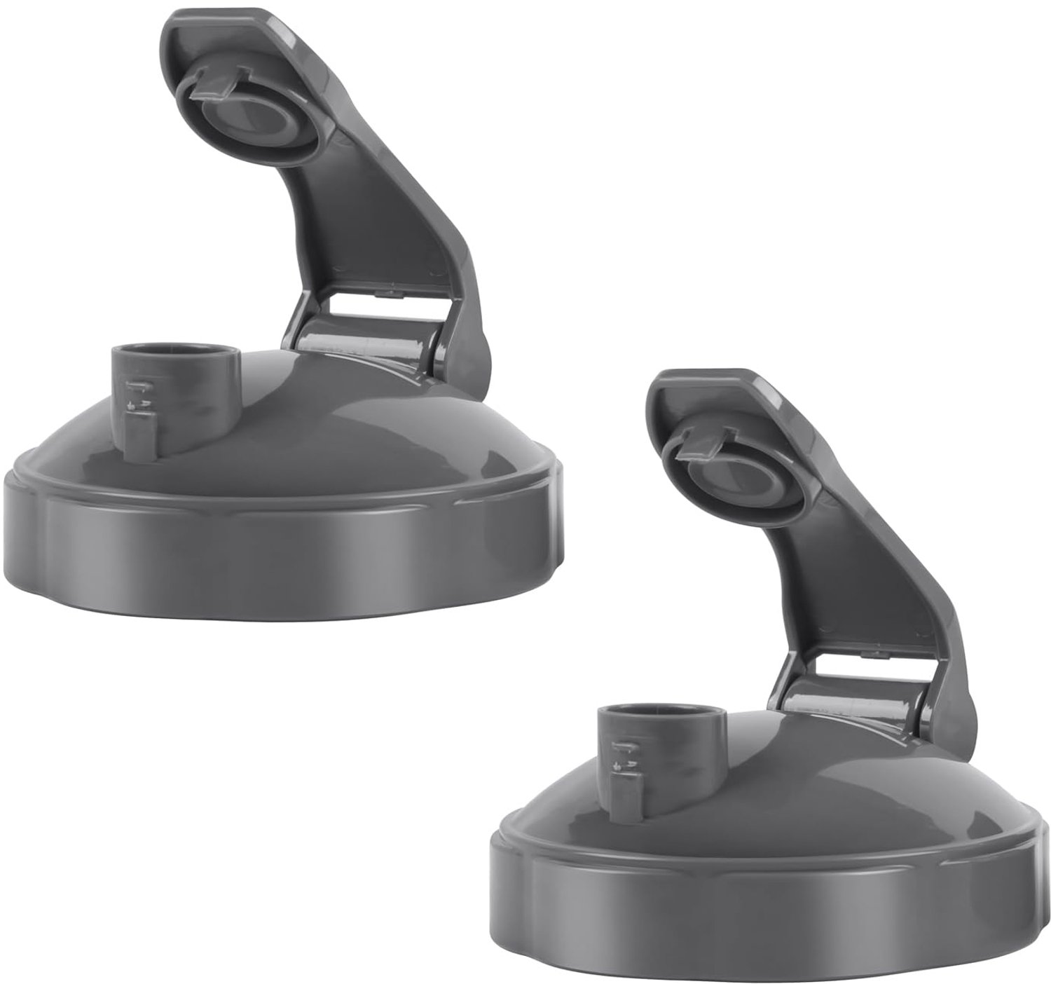 Flapdeksel 2-Pack - Vaatwasmachinebestendig - BPA-vrij - Compatibel met NutriBullet 600/900W - Lange levensduur - Diameter 10,7 cm - Blenderdeksel