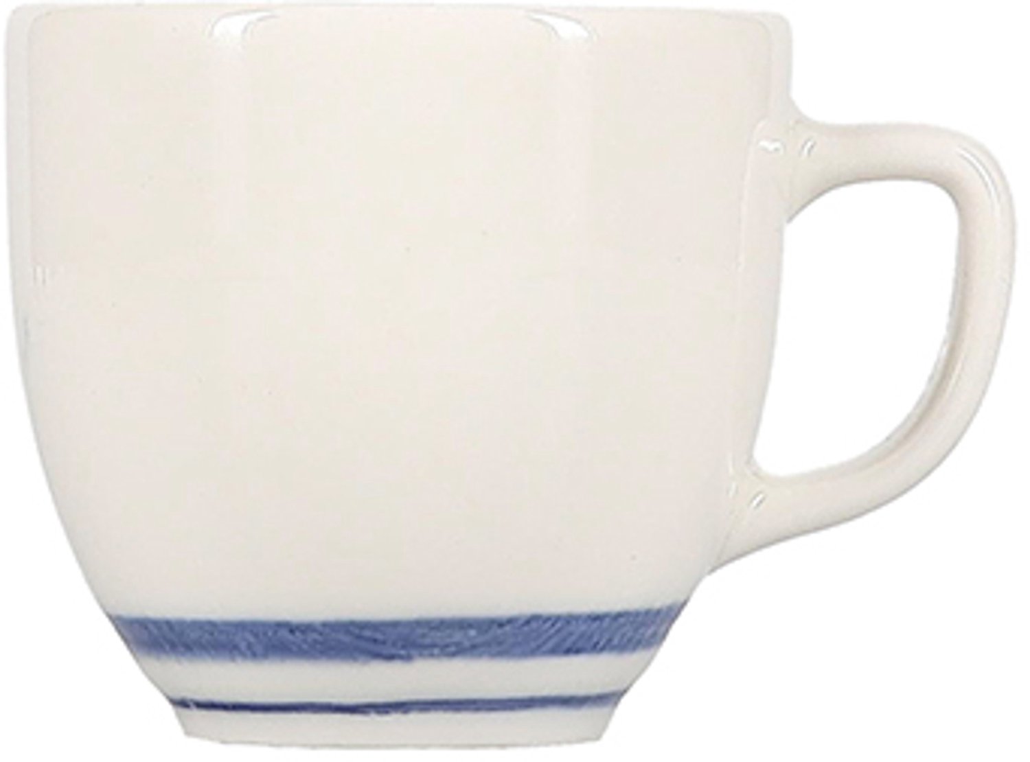 Fameilleur mokkakop 9cl blauw Azul set van 12 - porseleinen espressokopje, voor espresso, ristretto en mokka, vaatwasser- en magnetronbestendig, voedselveilig, servies voor thuis, restaurant en horeca, mooi als cadeau