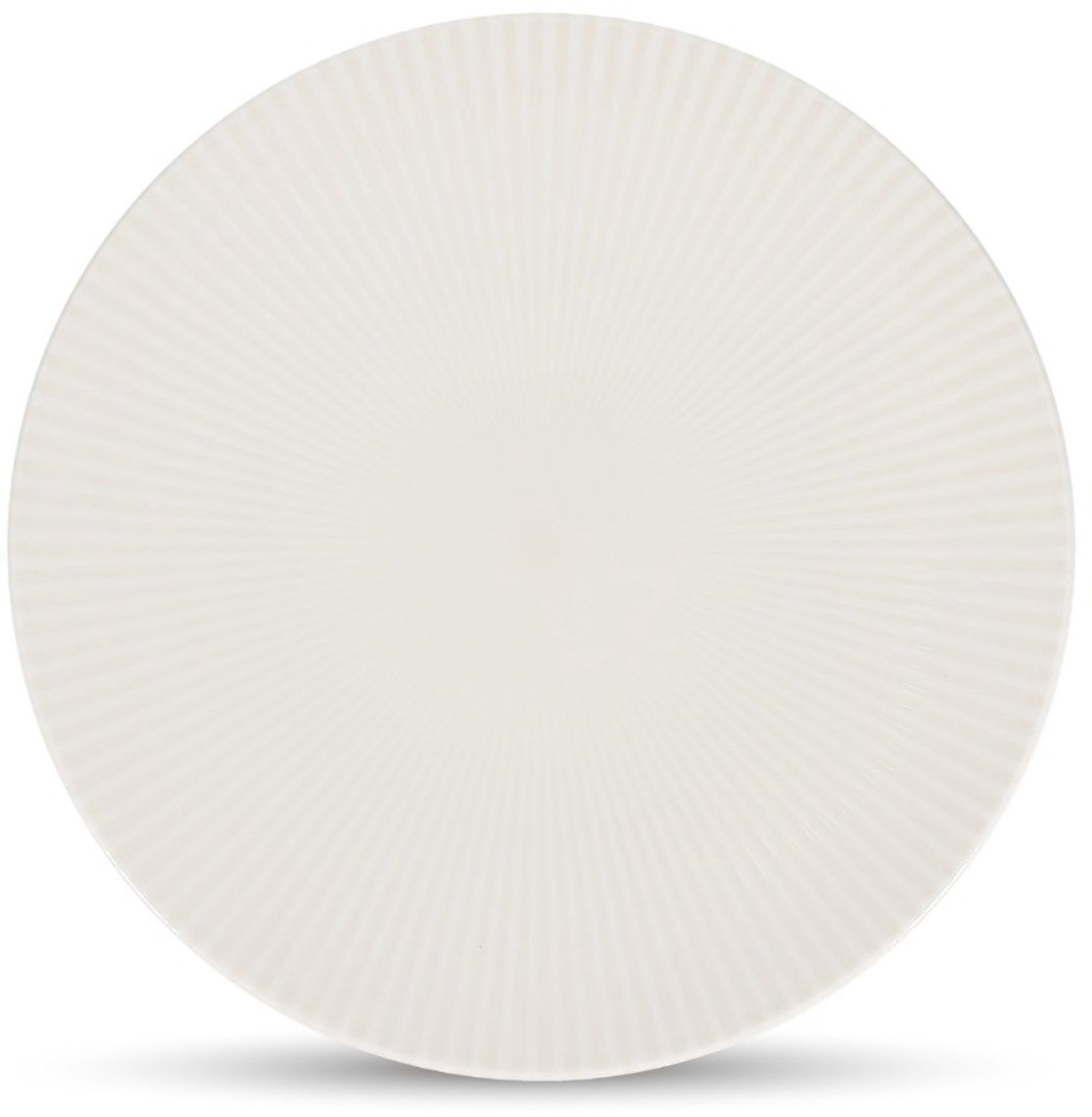 Fameilleur plat bord 32cm wit Solis set van 2 - porseleinen eetbord en dinerbord, voor ontbijt, lunch, diner en hoofdgerecht, vaatwasser- en magnetronbestendig, voedselveilig, servies voor thuis, restaurant en horeca, mooi als cadeau