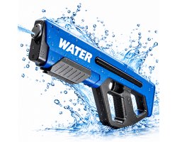 Pumpify Waterpistool – Buitenspeelgoed – Elektrisch Waterpistool – Super Soaker – Waterspeelgoed – Met Flits Bij Ieder Schot – Watergeweer – Speelgoed – 4 Jaar – 5 Jaar – 6 jaar – 7 jaar – 8 jaar – Glock – Waterblaster – Modern Blauw