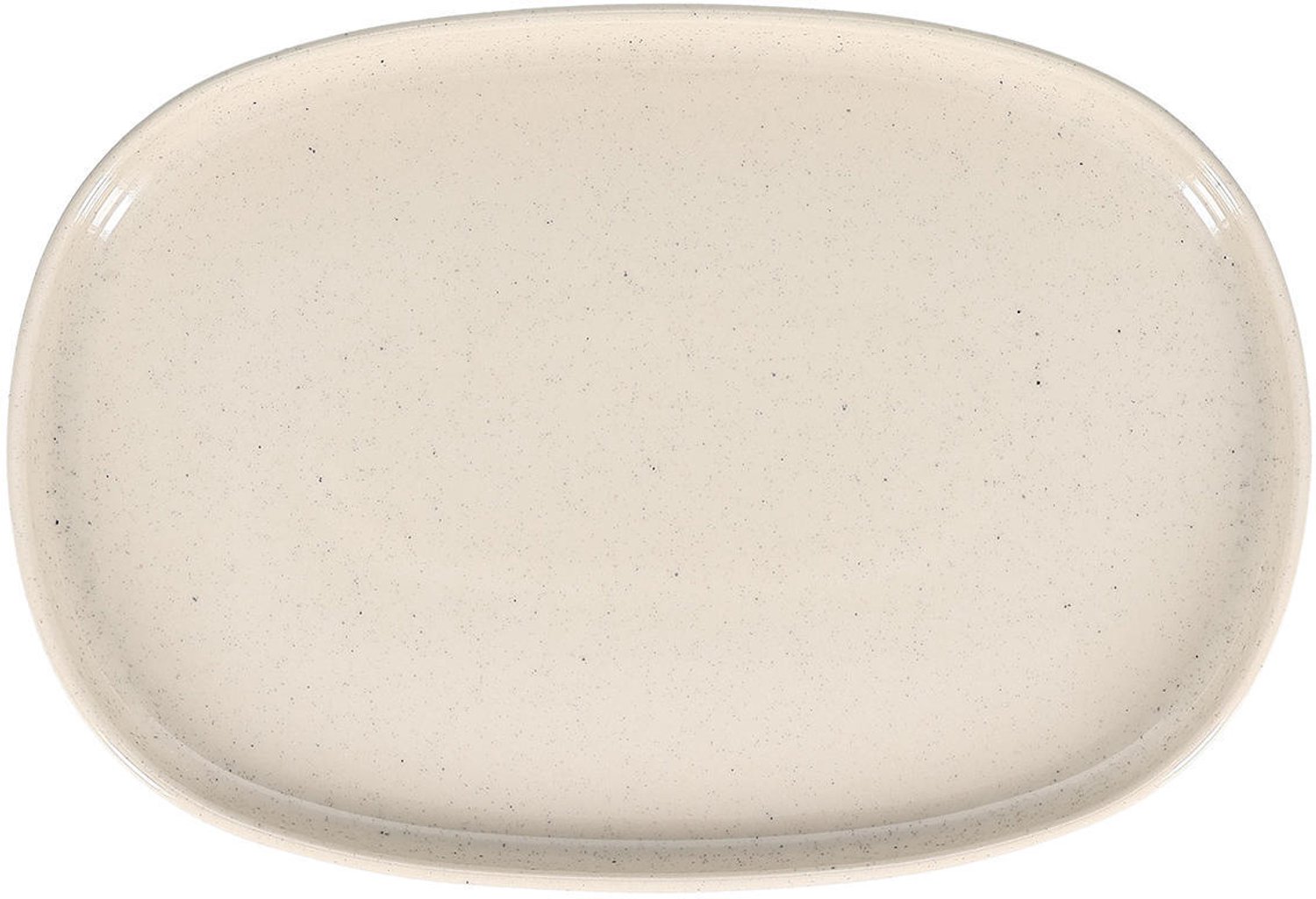 Fameilleur serveerschaal 33x22,5cm vanille zachtroze set van 2 - stenen schaal om te serveren en delen, voor salades, bijgerechten, fruit en hapjes, vaatwasser- en magnetronbestendig, voedselveilig, servies voor thuis, restaurant en horeca