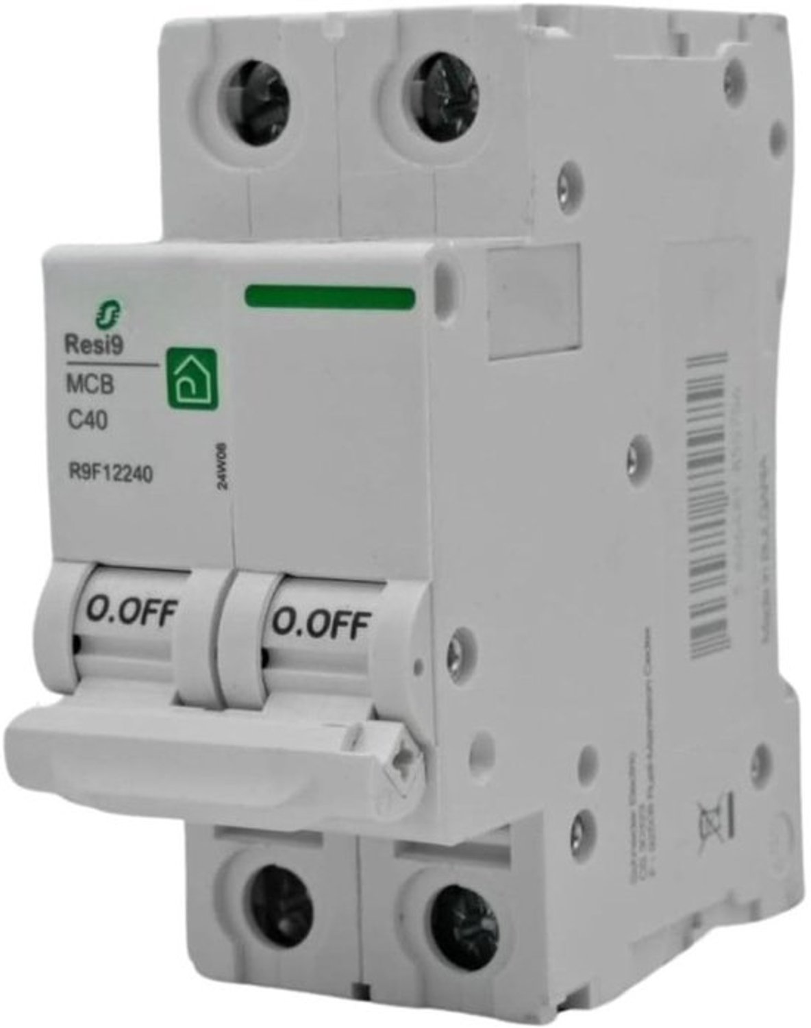 Installatieautomaat 2-polig 40A | R9F12240 | KARAKTERISTIEK C | 50/60 Hz | Norm UNE/EN 60898-1 CE | 40 Ampère