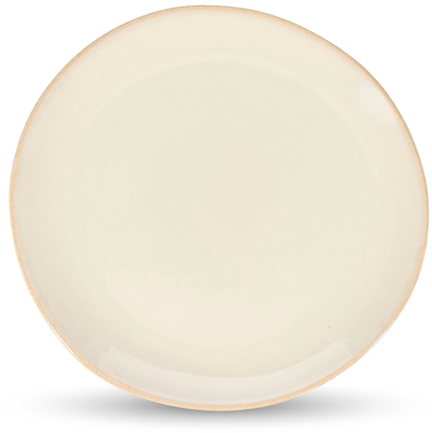 Fameilleur plat bord 21cm zandkleur Saudade set van 2 - porseleinen eetbord en dinerbord, voor ontbijt, lunch, diner en hoofdgerecht, vaatwasser- en magnetronbestendig, voedselveilig, servies voor thuis, restaurant en horeca, mooi als cadeau