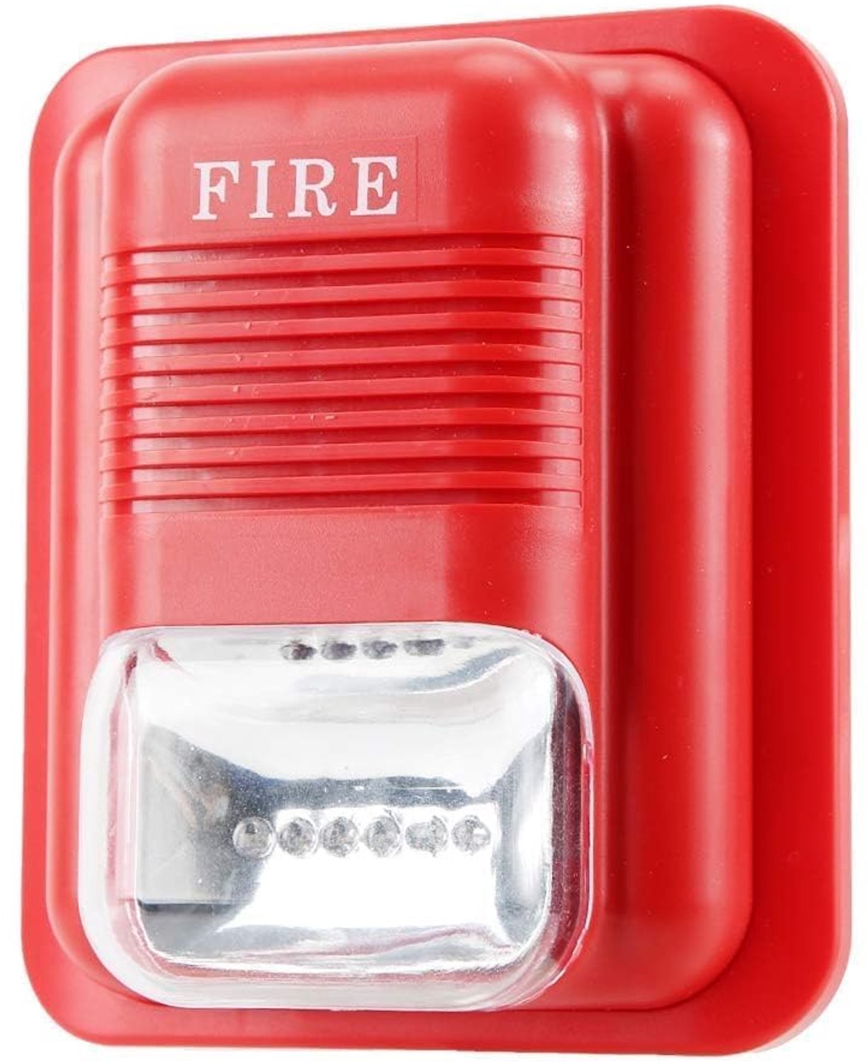 Brandalarm met Geluid/Licht - Rookmelder - Brandmelder - Twee-draads Systeem - Drie Tonen - Eenvoudig te Bedienen - Brandmelders