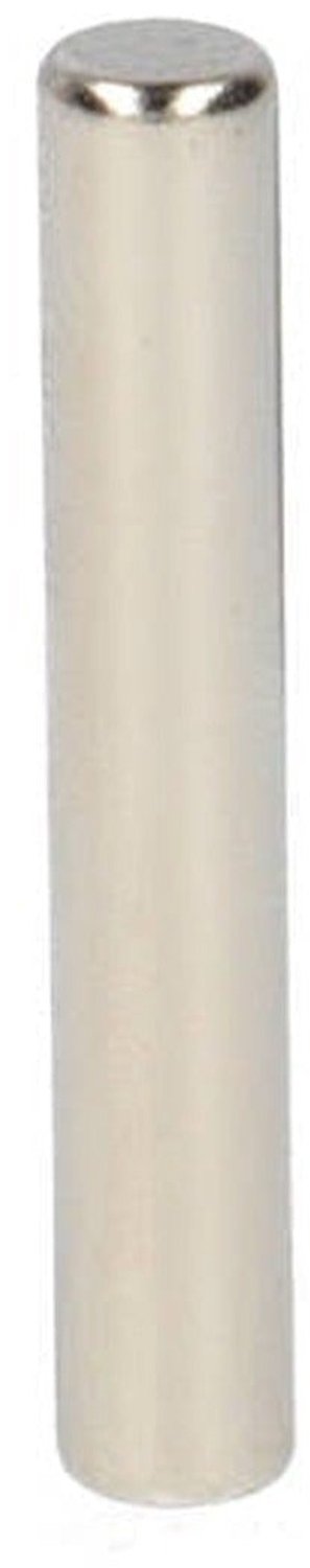 Neodymium Staafmagneet Ø4 x 25 mm N48 NiCuNi – 15 stuks