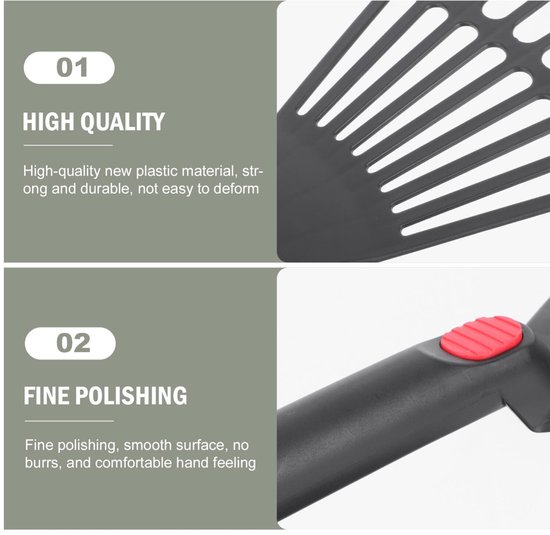 Handhark - Ergonomische Kunststof Handgreep - Tuinhark - Bladhark - Bodemlosmaken - Slijtvast - 2 Stuks — afbeelding 3