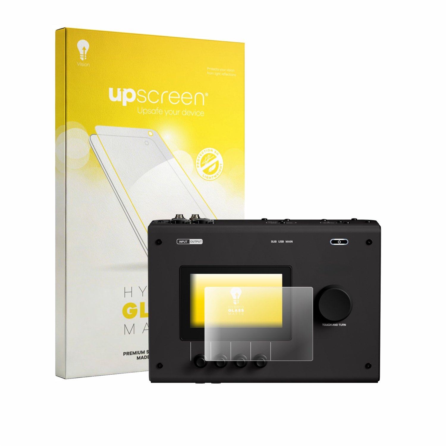 upscreen - Screenprotector voor Yamaha URX22 - Folie Beschermfolie Beschermglas matte
