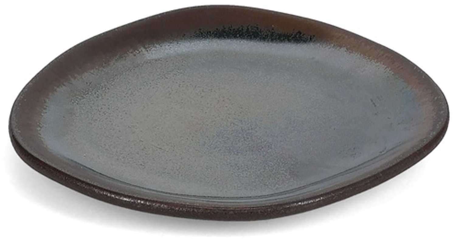 Fameilleur plat bord 15,5 cm abyss set van 2 - porseleinen dessertbord met reactief glazuur Rocha, klein bord voor amuse, tapas, gebak en bijgerechten, vaatwasser- en magnetronbestendig, voedselveilig porselein voor thuis, restaurant en horeca