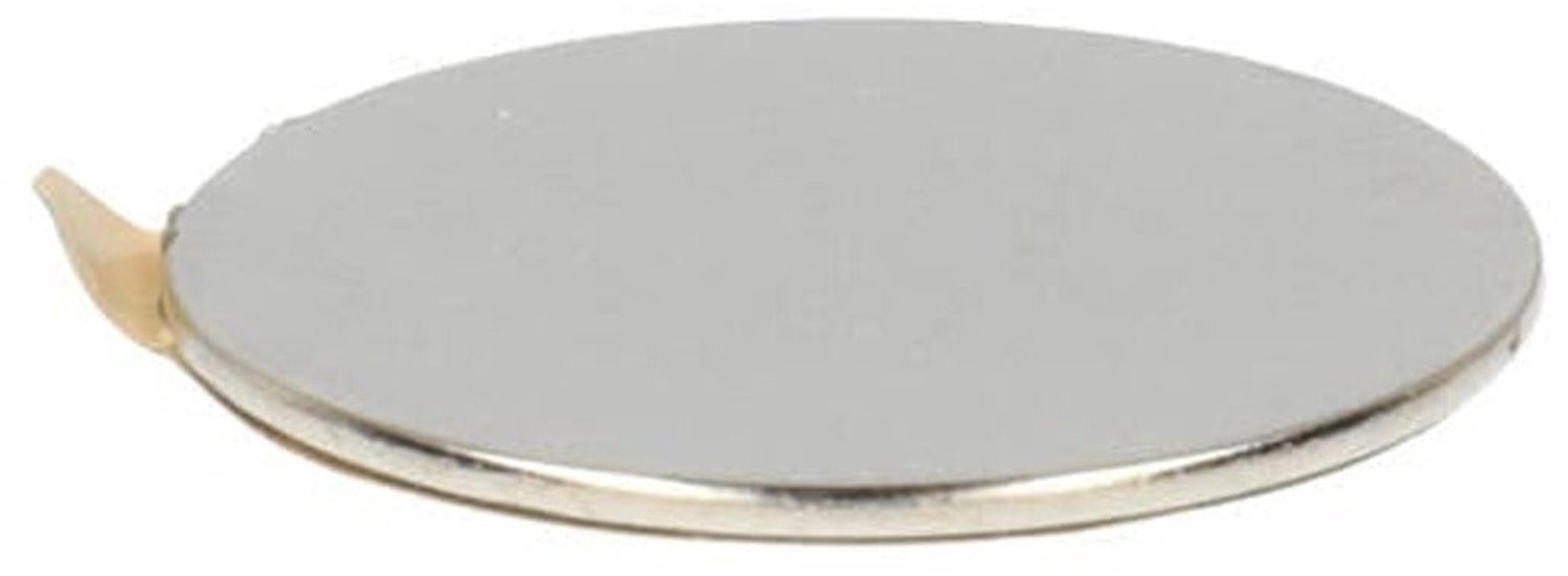 Neodymium Schijfmagneet Ø22 x 1 mm N48 NiCuNi zelfklevend – 15 stuks