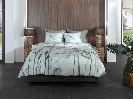 Heckettlane Ona Dekbedovertrek - Lits-jumeaux - 240x200/220 cm - Green van Merkloos — afbeelding 4