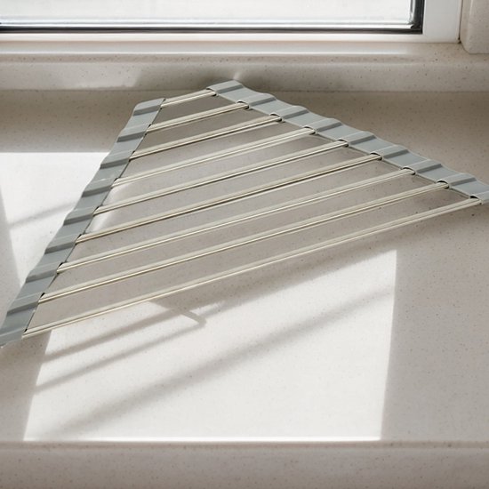 Kleine driehoekige asfalthouder - opvouwbare houder - schottels filterhouder - ruimtebesparing - zwart - 41 * 16,5 * 7,5 cm — afbeelding 2