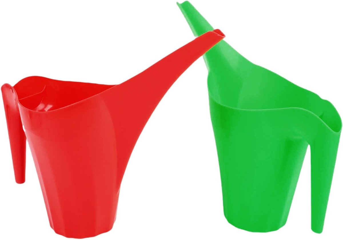 【titel】Plant Watering Cup Plastic Lange Uitloop 2 STUKS 1.2L Waterkan voor Binnen Buiten Planten