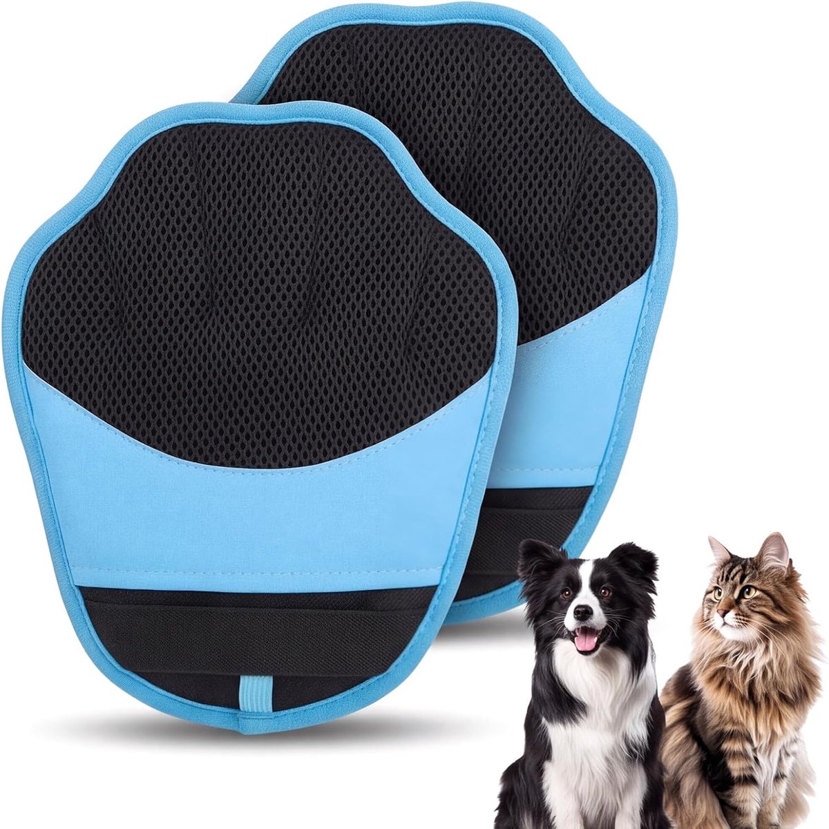 Handschoenen, bontmagneet handschoen voor honden en katten, wasbaar elektrostatisch netweefsel, vachtverzorging en huisdierverzorging, ontharing voor bank, tapijt