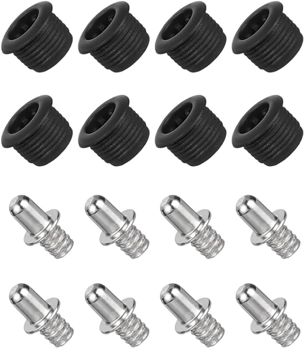 Set van 8 luidsprekers mesh rack gesp, luidspreker gespen set snap button, kunststof metaal snap vasteners knop