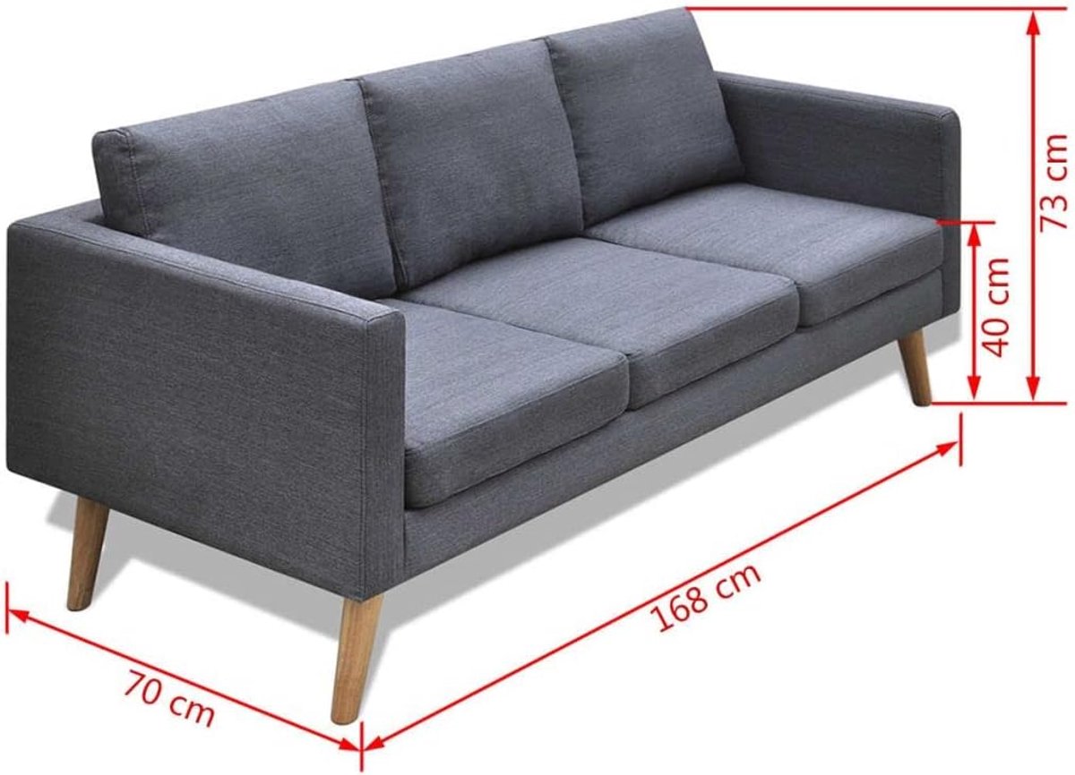 3-zitsbank, woonkamerbank, bedbank, chaise longue, bank Cheslong, rugleuning bank, module, woonkamer, moderne woonkamerbank, voor woonkamer, slaapkamer, donkergrijs
