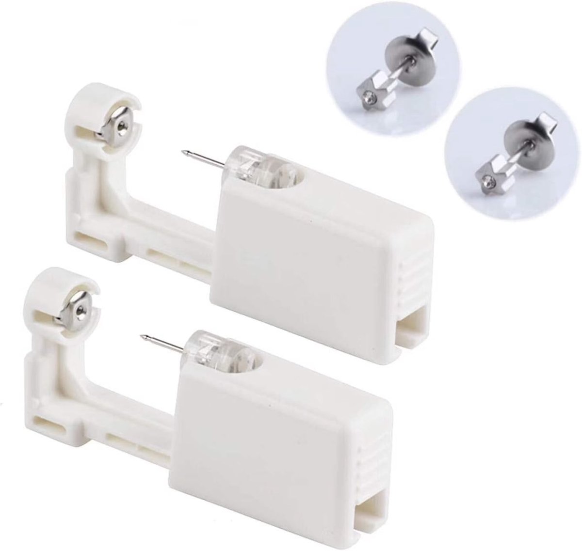 Set van 2 stuks zelfoorpiercingpistool, wegwerpbaar oorstudpistool