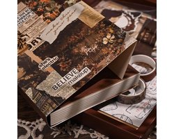 1 set scrapbookkit, scrapbookmateriaal, scrapbookkit met stickers, accessoires voor journaling, cadeaudecoratie