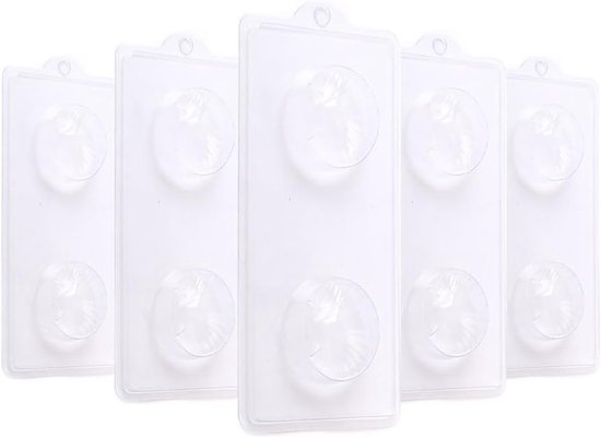 4 holle ruimtes, Scallop Shell zeep/Bath Bomb vorm (5 stuks) — afbeelding 3