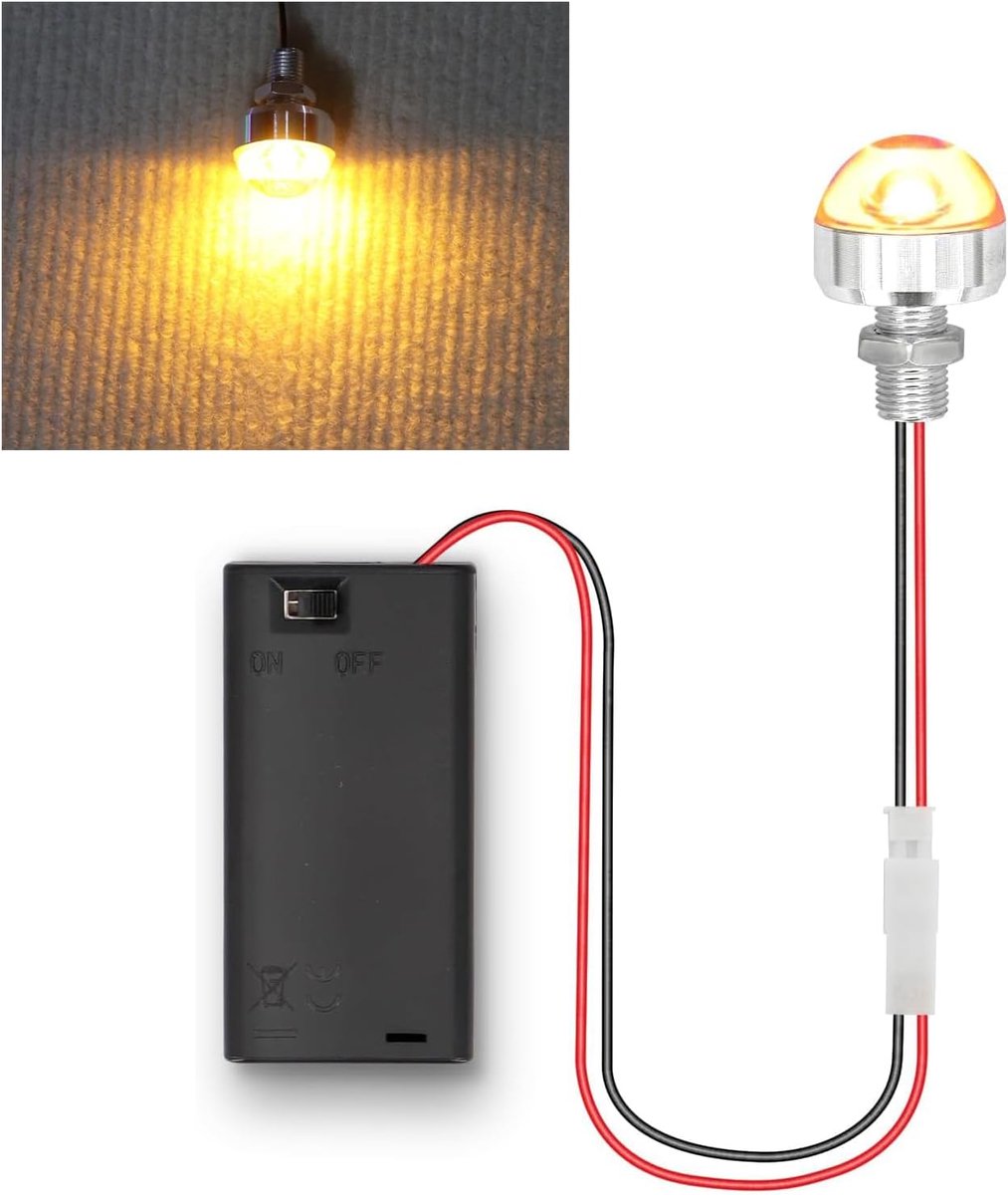 Poppenhuis verlichting LED Mini poppenhuisverlichting Romantisch geel Micro LED voor poppenhuis decoratie, vitrines, DIY-kunstnijverheid, microhuis