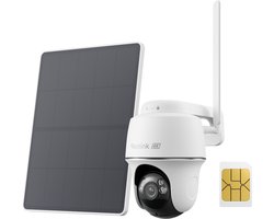 Reolink Go PT Ultra - 4G LTE 4K 8MP PT Buitencamera - Batterij/Zonne-energie - Pan/Tilt - Met Zonnepaneel