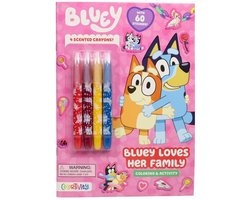 Color & Activity with Twistable Crayons- Bluey Colortivity: Bluey Loves Her Family