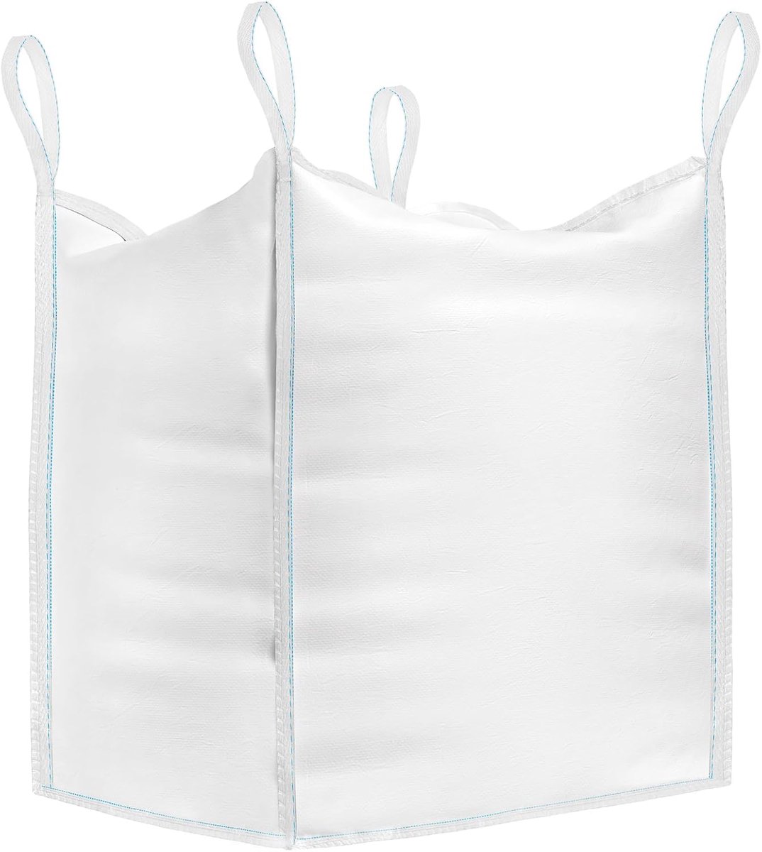 Bag 1000 kg (2 stuks) | Afvalzakken 90 x 90 x 90 cm | Big Bags robuust en herbruikbaar | 1000 kg afvalzakken perfect voor bouwplaats, tuin, zand, afval en hout