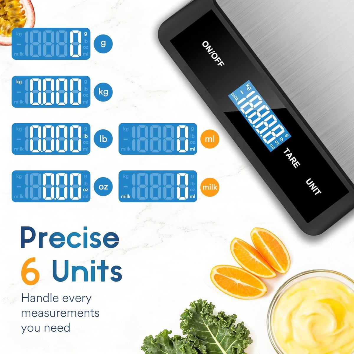 Digitale Keukenweegschaal 15 kg / 1 g
