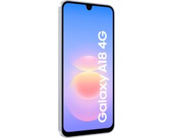 Samsung Galaxy A18 4G - Smartphone - 128GB - Silver + 1 jaar extra garantie